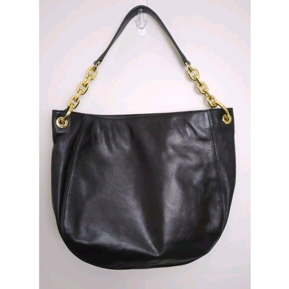 Michael Kors Stanthorpe Large Black Leather Shoulder Bag. - Picture 3 of 8